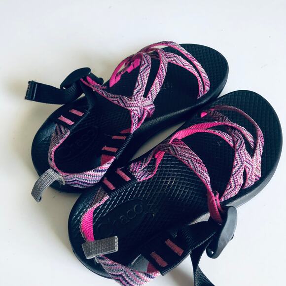 Chaco Ecotread ZX1 Girl's Sandal Pink Child's Unisex SZ 3 Outdoor Athletic - Picture 4 of 8